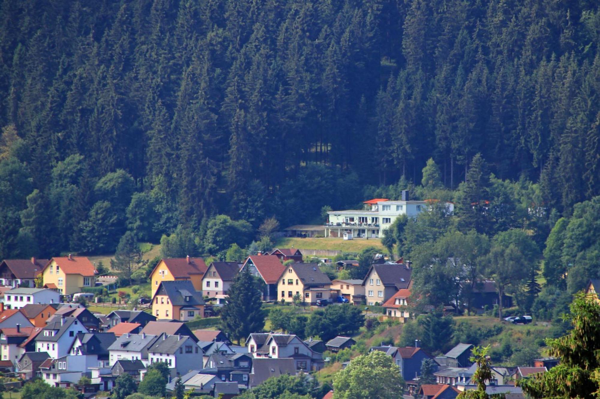 Pension Am Waldesrand Ilmenau Exterior foto